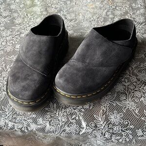 Dr. Martens **MENS** Black Suede Loafers